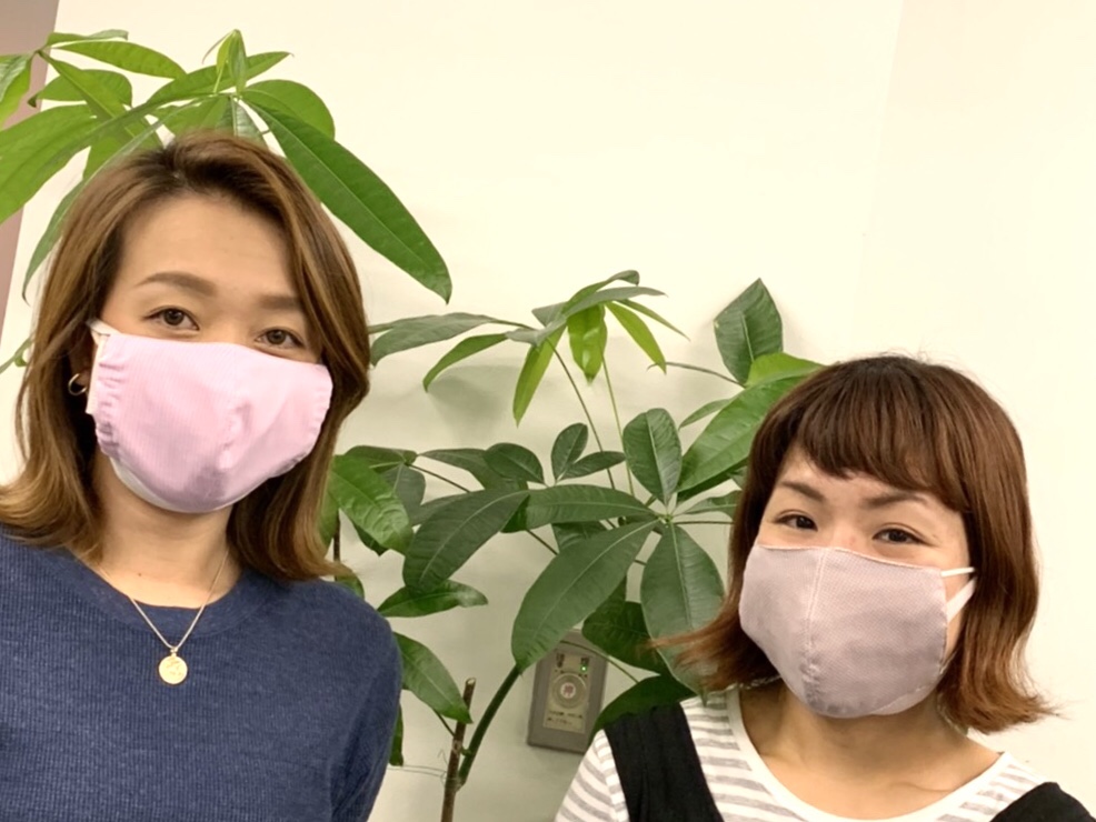 マスク着用画像②