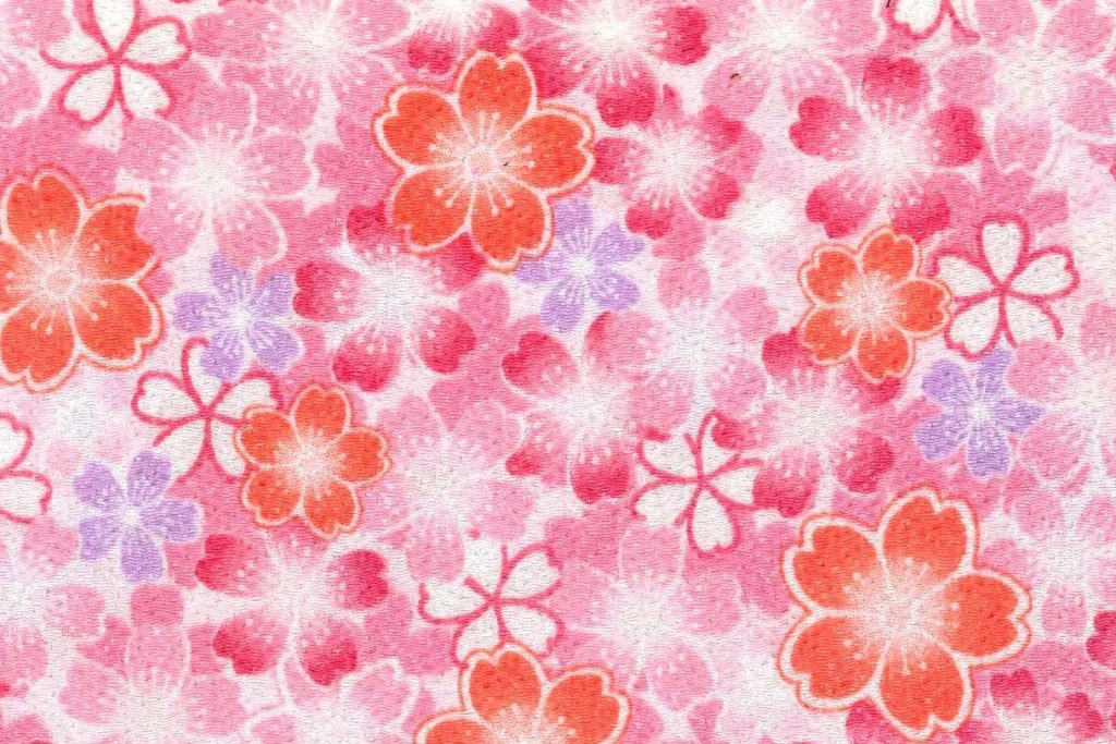 ちりめん和柄 ① ～桜～ | 小紋工房.web